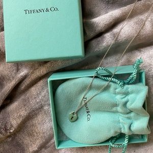 Tiffany & Co mini heart lock necklace